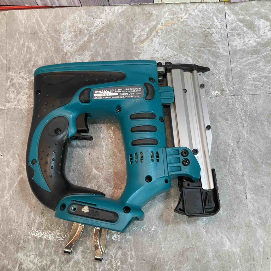 【中古品】マキタ makita 14.4V コードレスピンネイラ PT350DZK 本体のみ【八潮店】