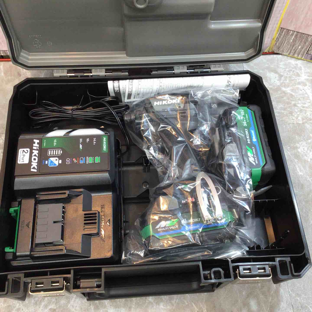 【未使用品】ハイコーキ Hikoki 36V コードレスインパクトドライバ ストロングブラック WH36DD(2XHBSZ) 2台セット≪送料無料≫【八潮店】