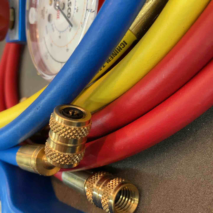 TASCO タスコ イチネン カーエアコン用 ゲージマニホールドキット TA126-2 TA141E/TA140E【八潮店】