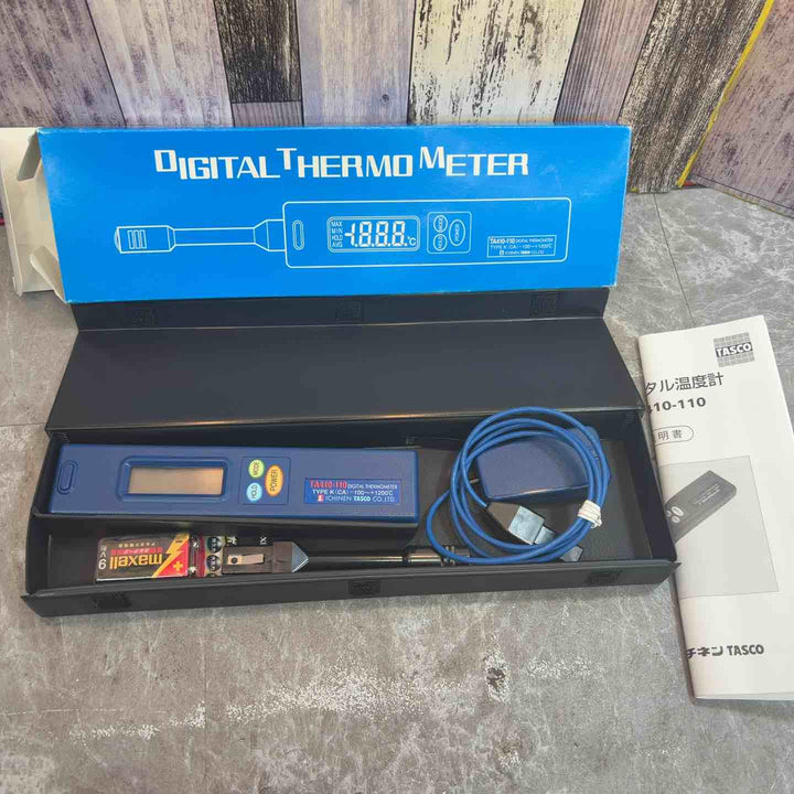 ◇TASCO 接触型デジタル温度計 TA410-110【八潮店】