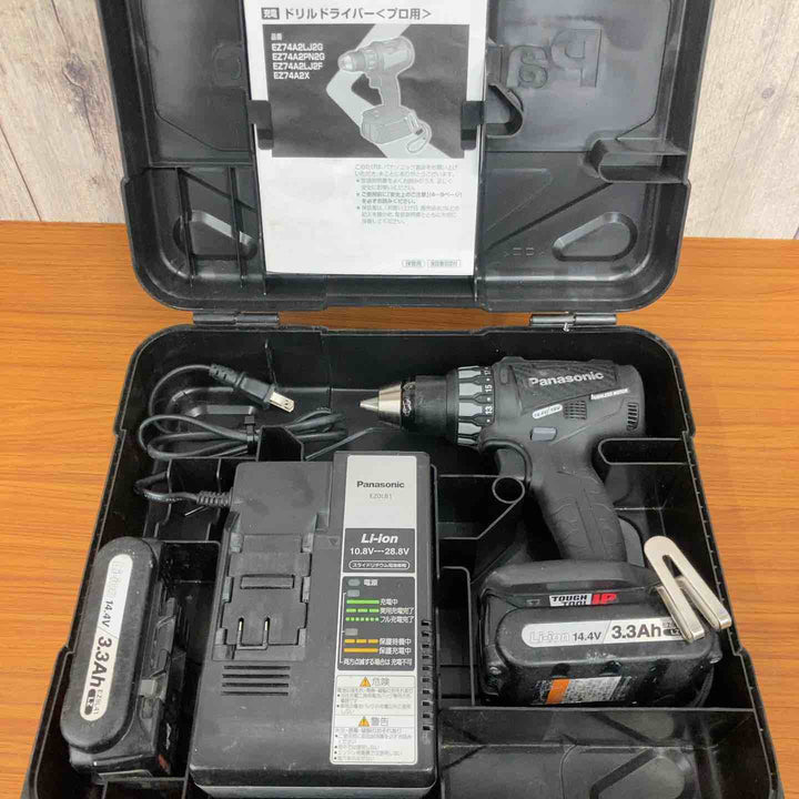 ★パナソニック(Panasonic) コードレスドリルドライバー EZ74A2LJ2G-B【八潮店】