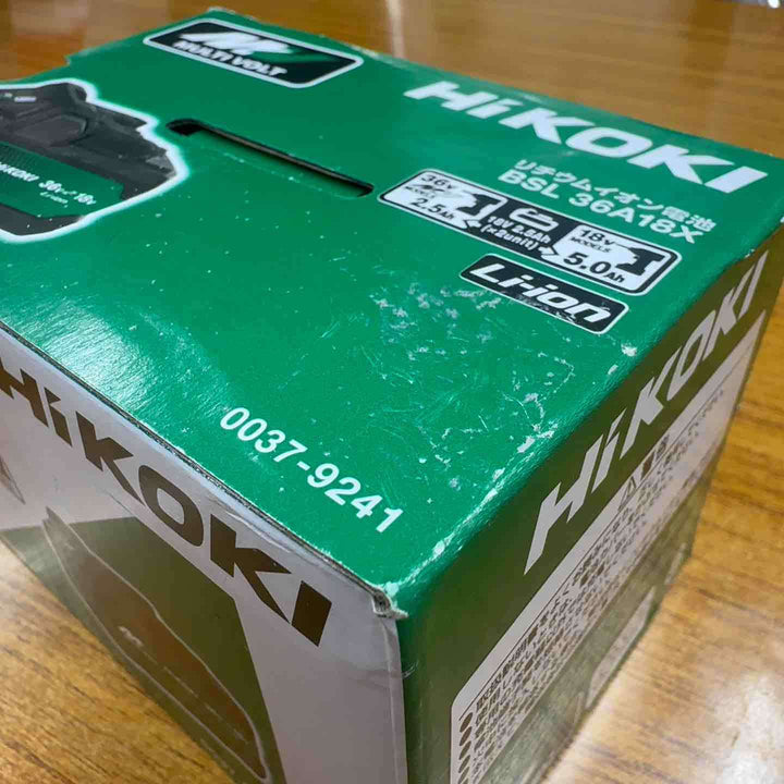 【未使用・特別特価！】 ハイコーキ HiKOKI マルチボルト コードレスインパクトドライバ WH36DD(NNB) 本体+バッテリセット！ 【桶川店】