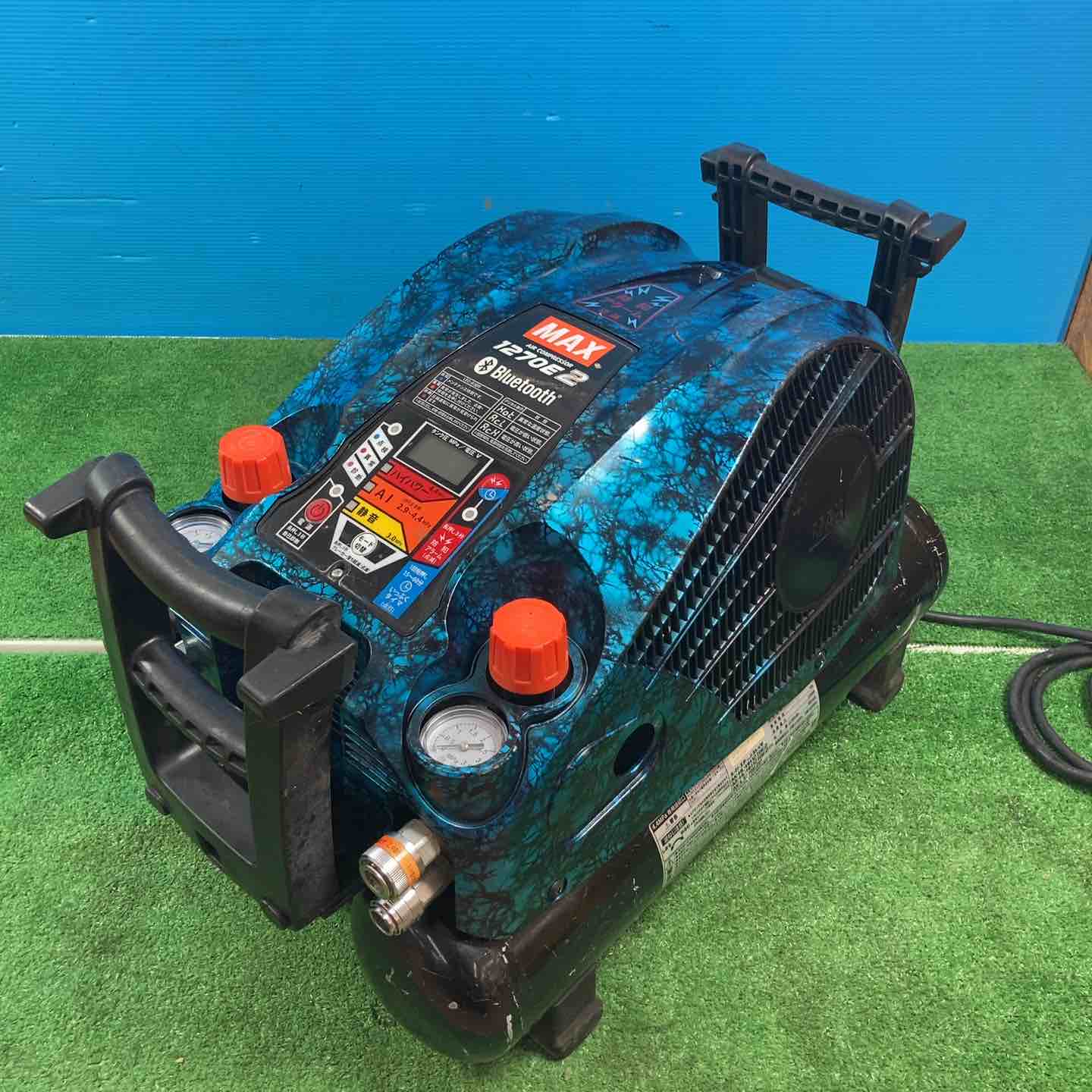 中古品 □ MAX エアコンプレッサー AK-CH1230EX2 □ 発 □ IT76SZPC8LZ9 mono39479115-120612-02.jpg