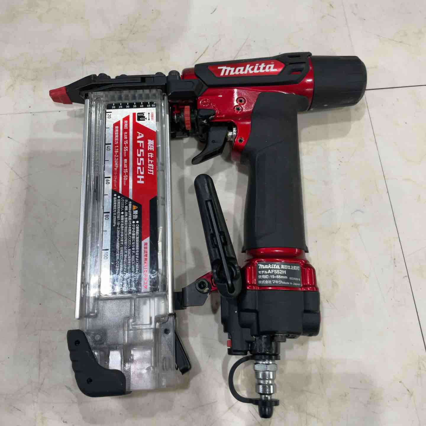 makita AF552H 高圧仕上釘打機 フィニッシュネイラ ケース付き マキタ 