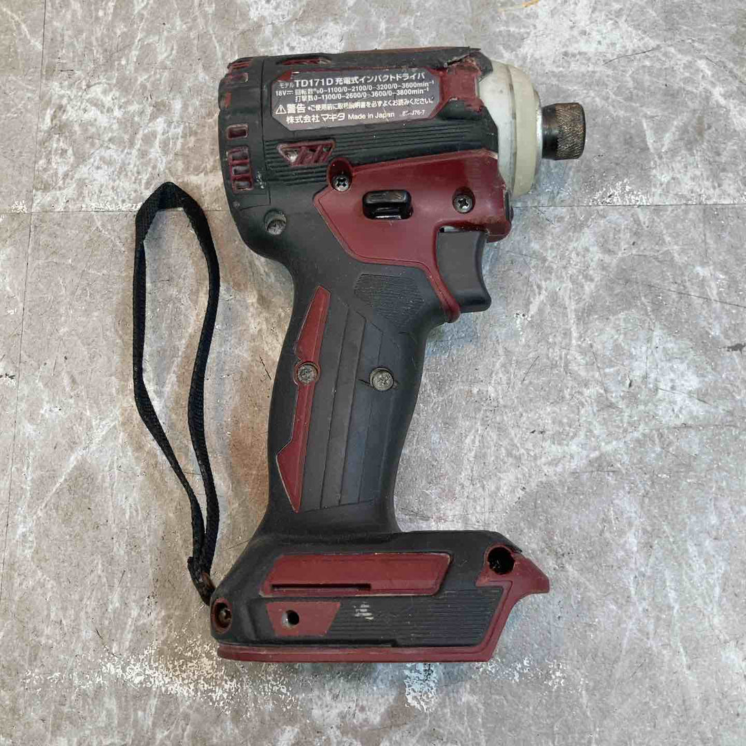 ★マキタ(makita) コードレスインパクトドライバー TD171DZAR【八潮店】