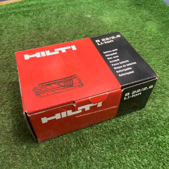 ★ヒルティ(Hilti) リチウムイオンバッテリー B22 2.6 22V/2.6Ah【草加店】
