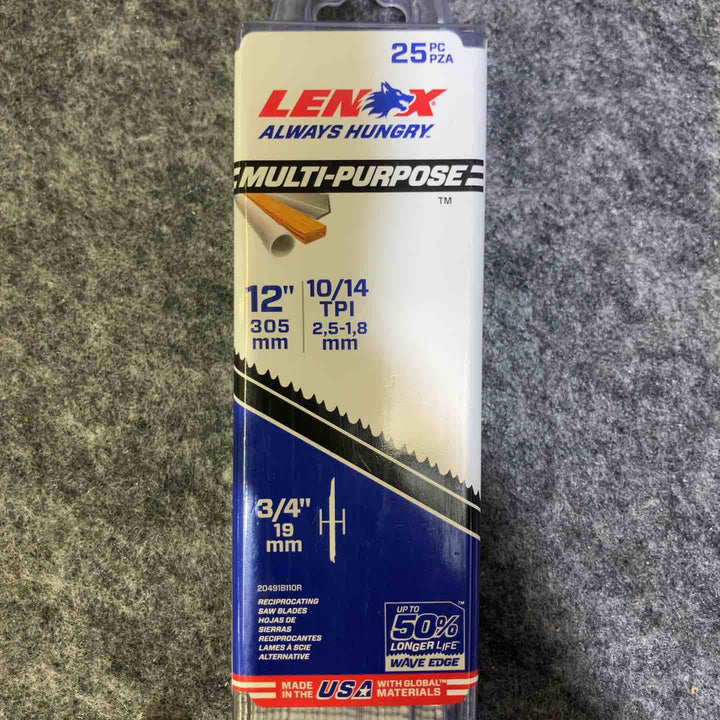 レノックス/LENOXセーバーソーブレード 300mm 25枚入 20491B110R 4箱 計100枚