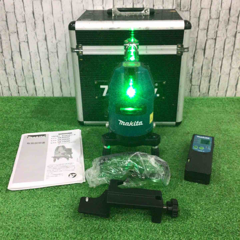 ◇マキタ(makita) 高輝度コードレスグリーンレーザー墨出し器 SK40GD 動作確認済【川口店】 ◇マキタ(makita) 高輝度コードレスグリーンレーザー墨出し器 SK40GD