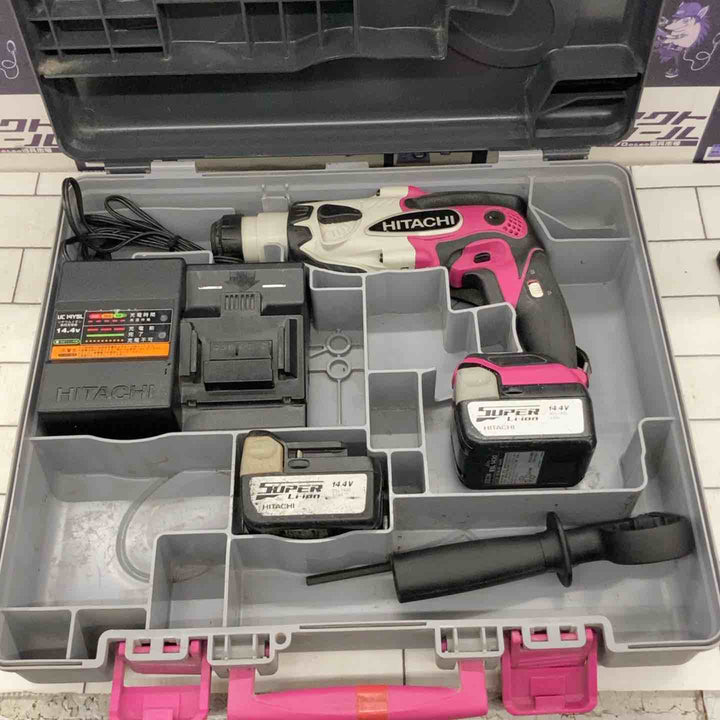 ★ハイコーキ(HIKOKI ※旧:日立工機) コードレスハンマドリル DH14DSL(2SLCK)【所沢店】