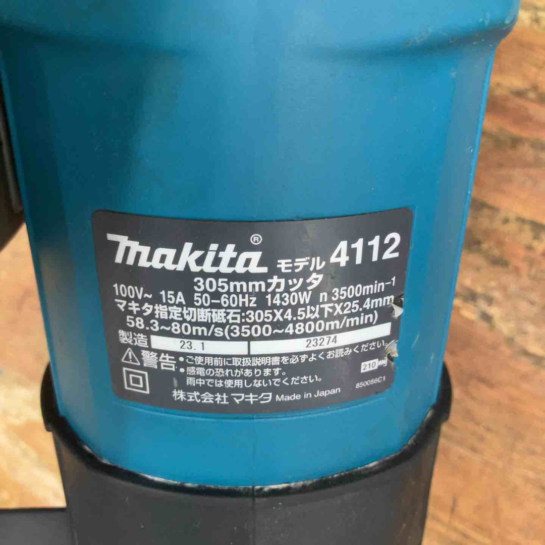 ◇マキタ(makita) カッタ 305mm 4112SP ダイヤモンドホイル別売【柏店】