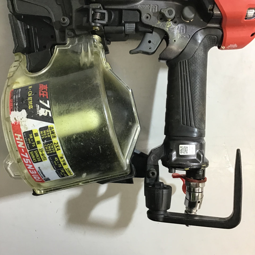 【中古品】★マックス(MAX) 高圧エア釘打ち機 HN-75N3(D)-G【戸田店】