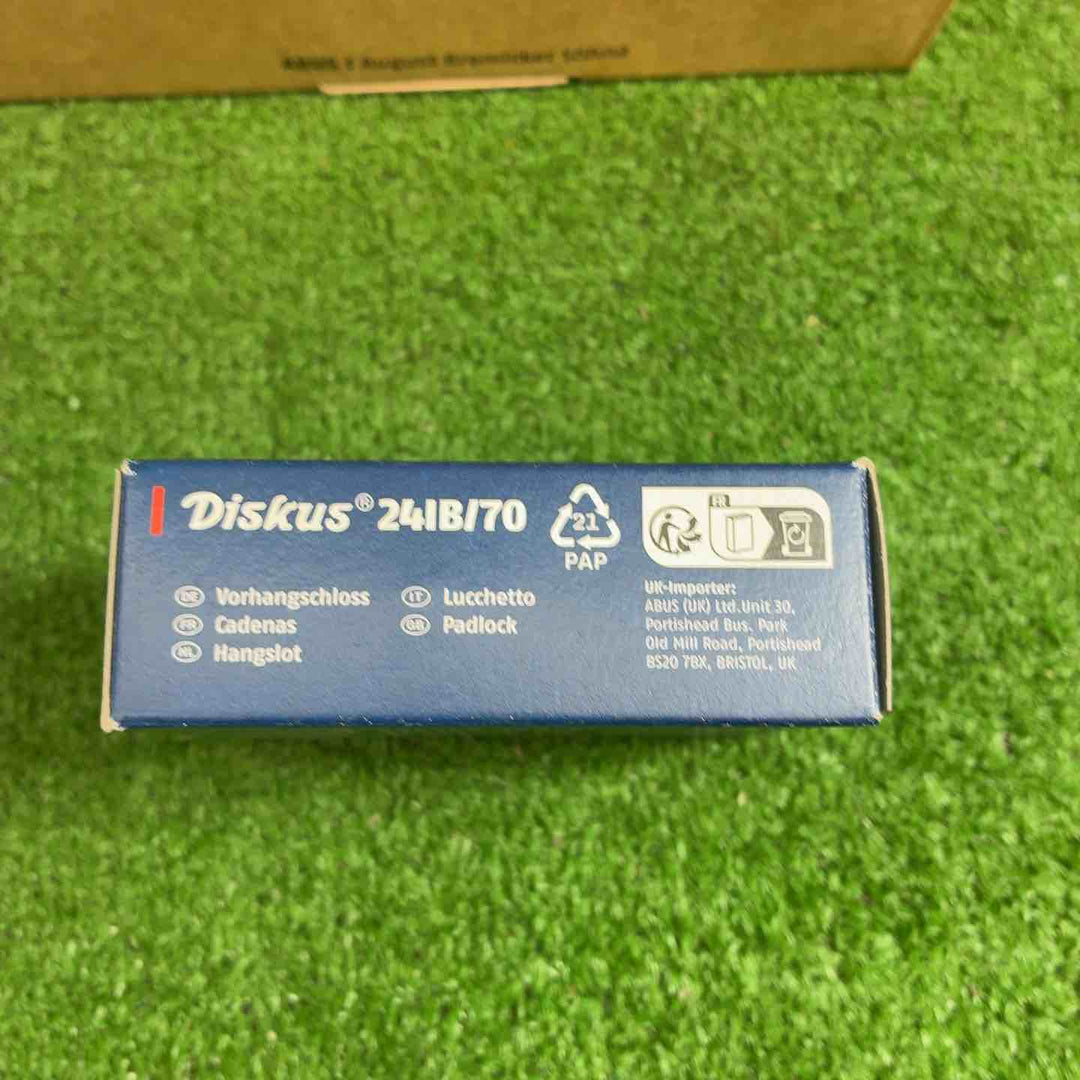 ABUS アバス DISKUS ディスカス 南京錠 24IB-70 6個入【藤沢店】