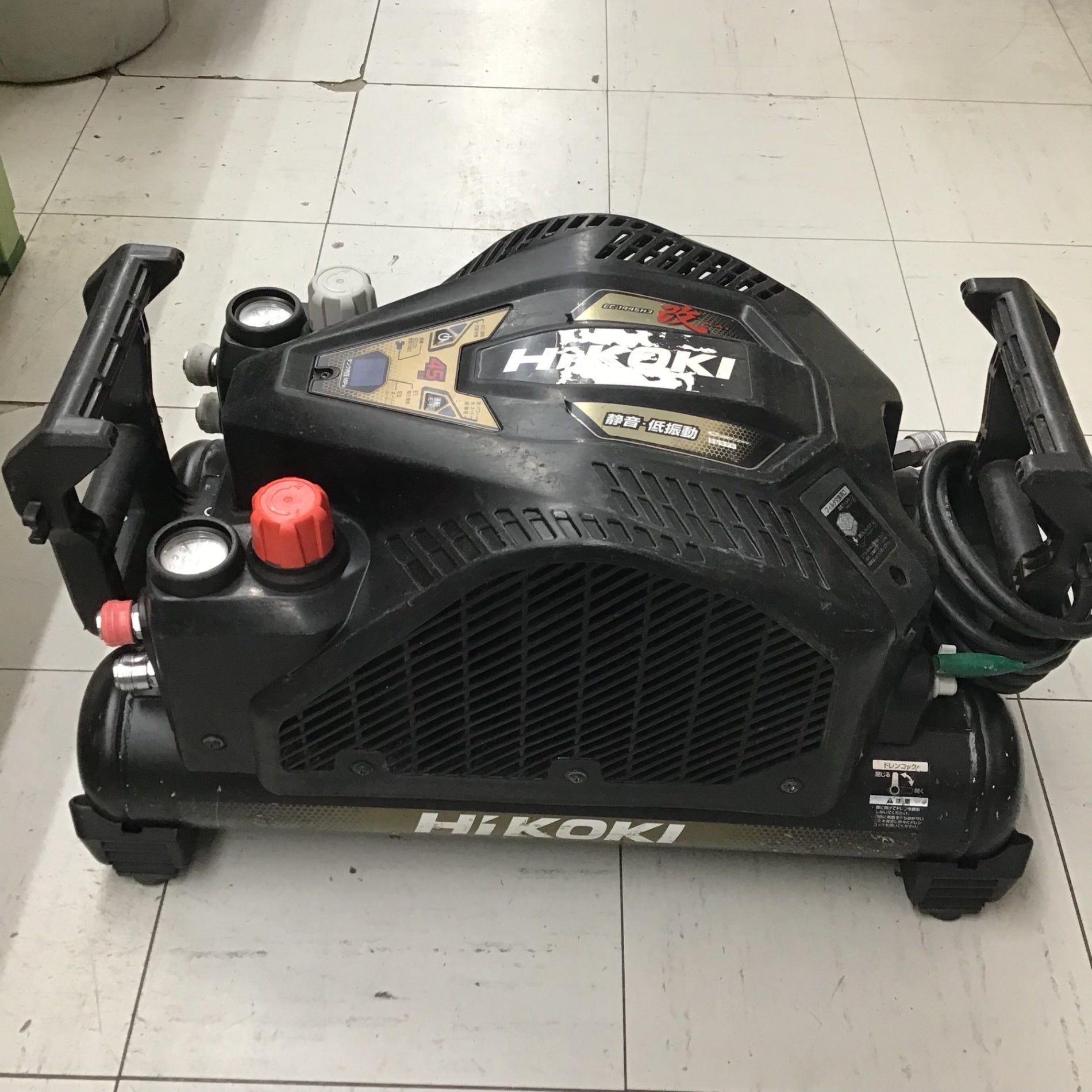 中古品】ハイコーキ/HIKOKI ※旧:日立工機 常圧/高圧エアコンプレッサー EC1445H3(CTN) 改 【鴻巣店】 –  アクトツールオンラインショップ