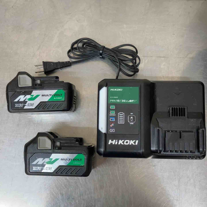 【中古品】★ハイコーキ(HIKOKI ※旧:日立工機) コードレスインパクトレンチ WR18DBDL2(2LXPK) 18V マルチボルトバッテリー フルセット【柏店】
