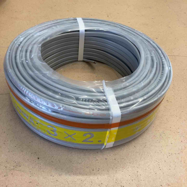 【未使用品(店頭展示品)】 協和電線工業 太陽・SFCC等 EM-EEFケーブル 3芯×2.0mm 黒・白・赤 【東大和店】