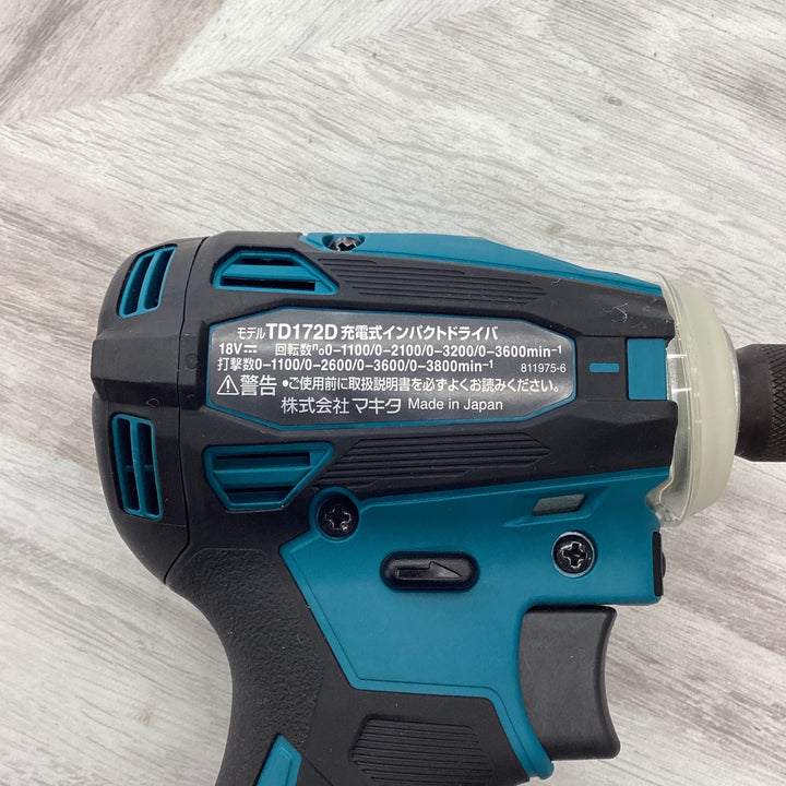 ★マキタ(makita) コードレスインパクトドライバー TD172DRGX【越谷店】