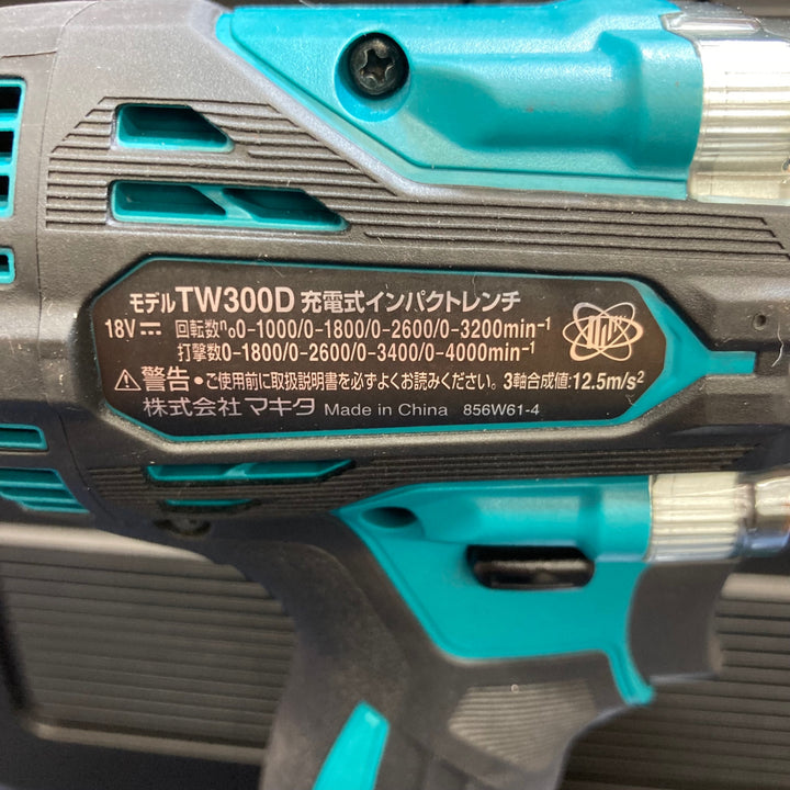 ★マキタ(makita) コードレスインパクトレンチ TW300DRGX【八潮店】