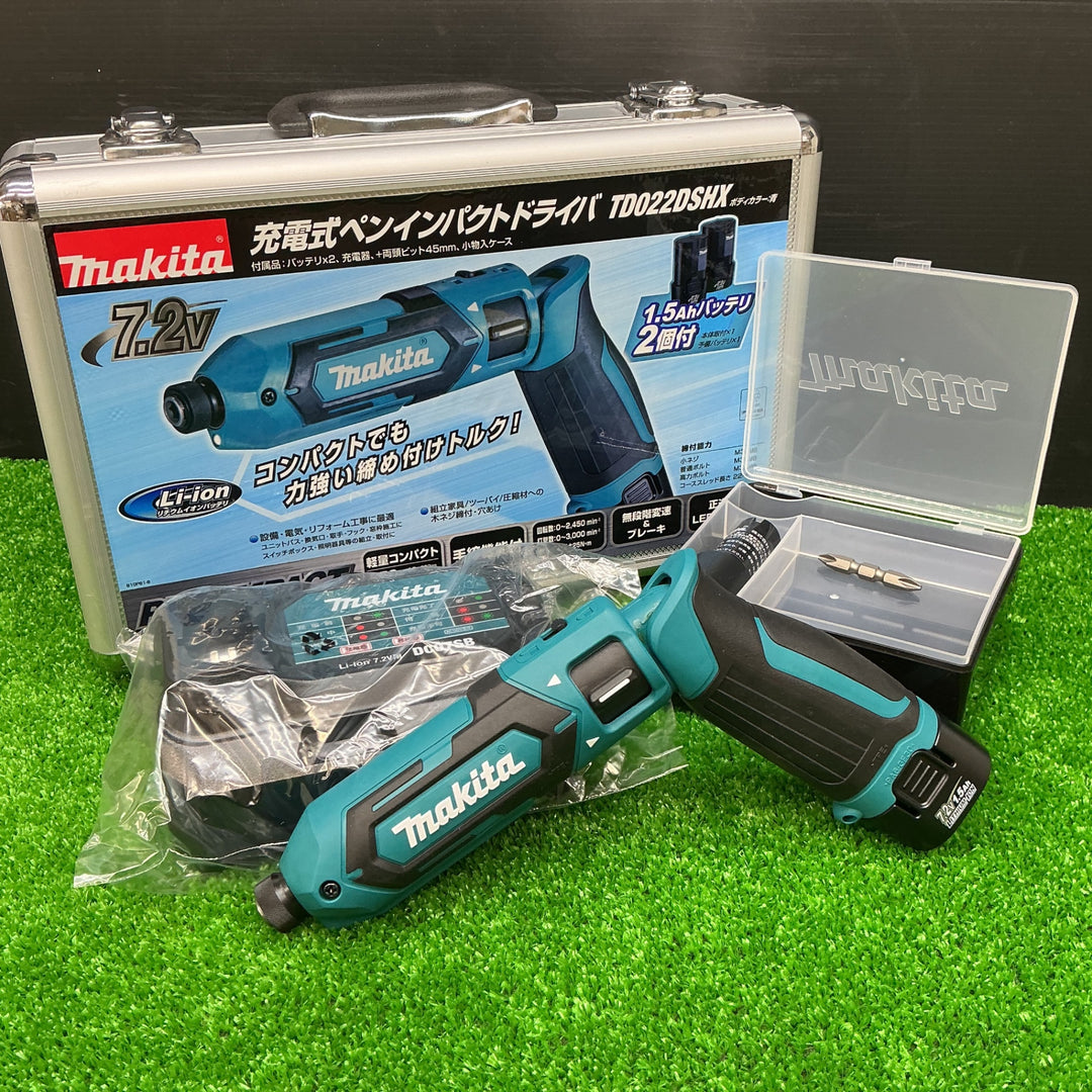 【未使用品】マキタ(makita) コードレスペンインパクトドライバー TD022DSHX【電材館越谷店】
