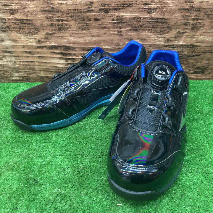 ミズノ(mizuno) ワークシューズ オールマイティ LSⅡ 52L BOA F1GA2511 27.0 cm ホログラムブラック×シルバー×ブルー 3E相当【川越店】