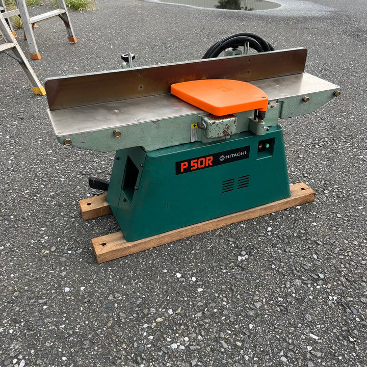 【中古品】◇日立 カンナ盤 156mm 小型手押カンナ P50R【東大和店】