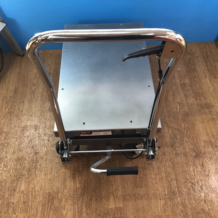 【中古美品／店頭受取り限定】HaulMaster Hydraulic Table Cart テーブル・ハンドリフター 450㎏【岩槻店】