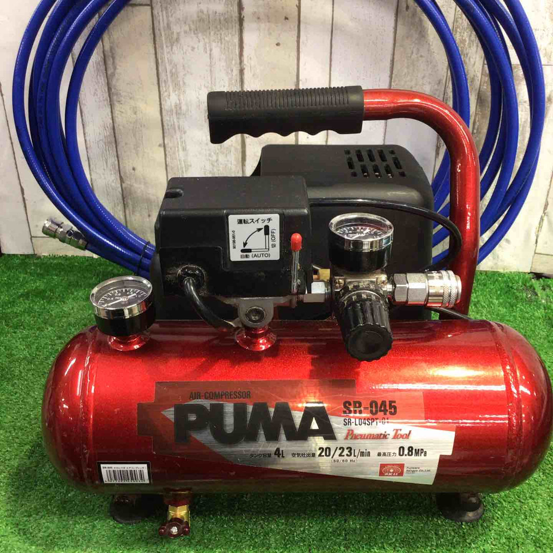 ◇藤原産業 (SK11) オイルレス エアーコンプレッサー SR-045 タンク容量 4L SR-L04SPT-01【町田店】