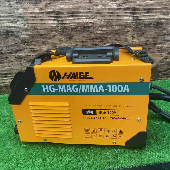 HAIGE(ハイガー) 半自動溶接機 HG-MAG/MMA-100A【川越店】