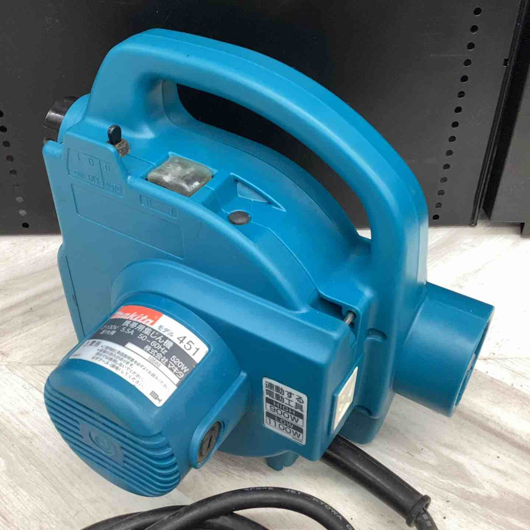 マキタ (Makita) 携帯用集じん機 451P 業務用 大風量 粉塵 木くず 砂 長時間 木くず 金属粉 有害 粉塵 チリ【越谷店】