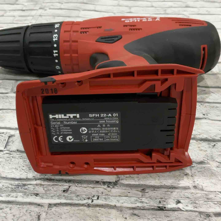 ☆ヒルティ(Hilti) コードレスドリルドライバー SFH22-A【川口店】