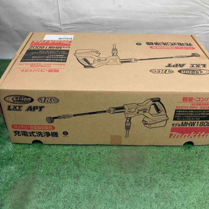 ★マキタ(makita) コードレス高圧洗浄機 MHW180DZ ペットボトルアダプターとフォームノズル付き【町田店】