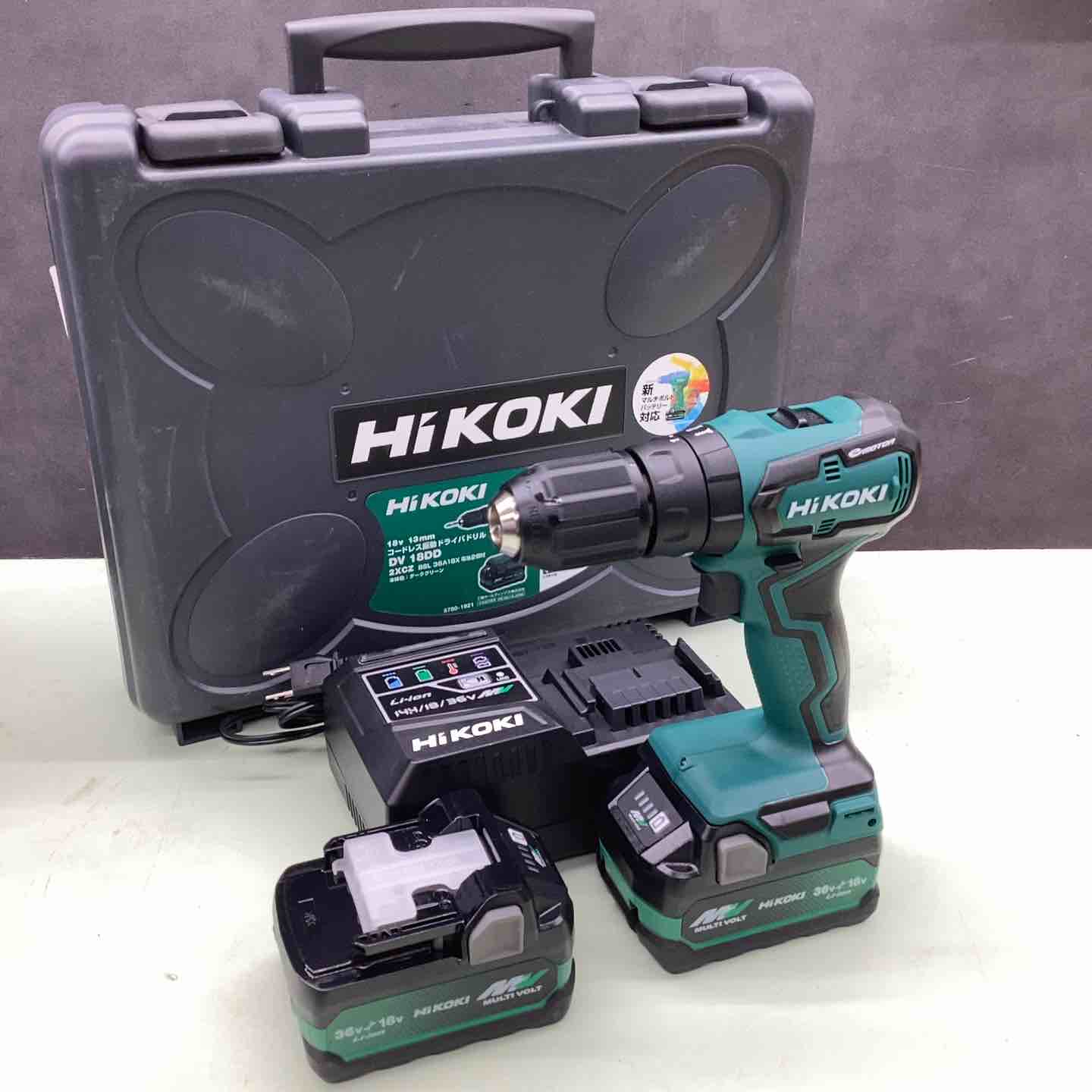 ◇ハイコーキ(HiKOKI) コードレス振動ドライバドリル DV18DD(2XCZ)【越谷店】 ◇ハイコーキ(HiKOKI) コードレス振動ドライバドリル DV18DD(2XCZ