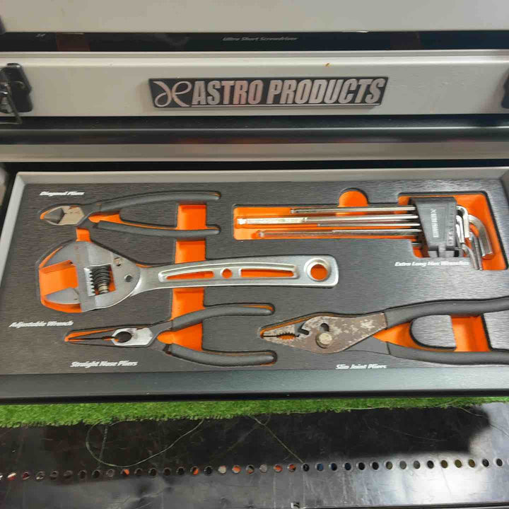 【中古品】 アストロプロダクツ 3段ツールセット TS214 限定色グレー 【藤沢店】
