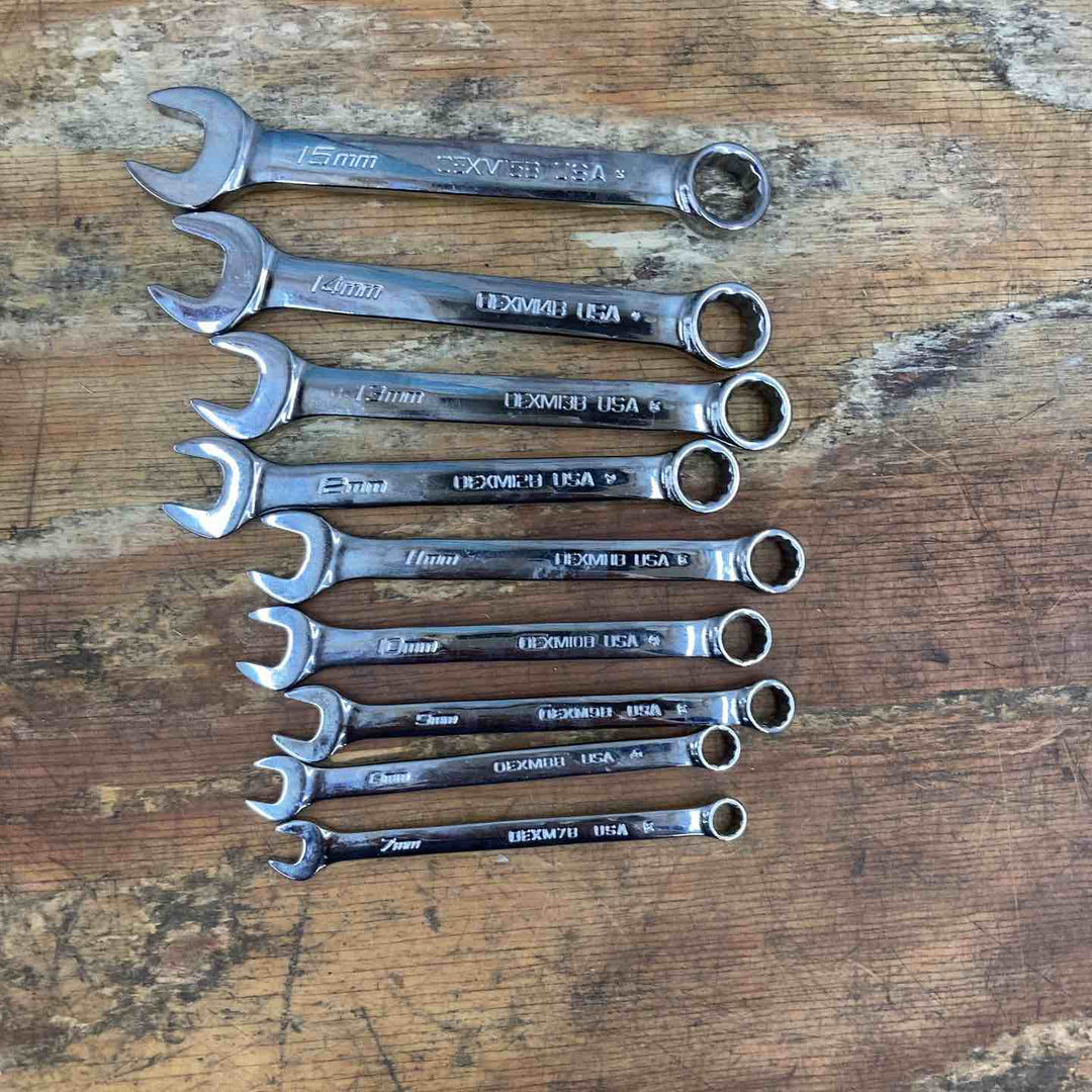スナップオン(Snap-on) ショートコンビネーションレンチ 9本セット OEXM15B 14B 13B 12B 11B 10B 9B 8B 7B【柏店】