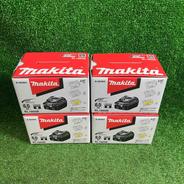【未使用品】【4個セット】マキタ (makita) リチウムイオンバッテリー 18V/6.0Ah BL1860B【藤沢店】