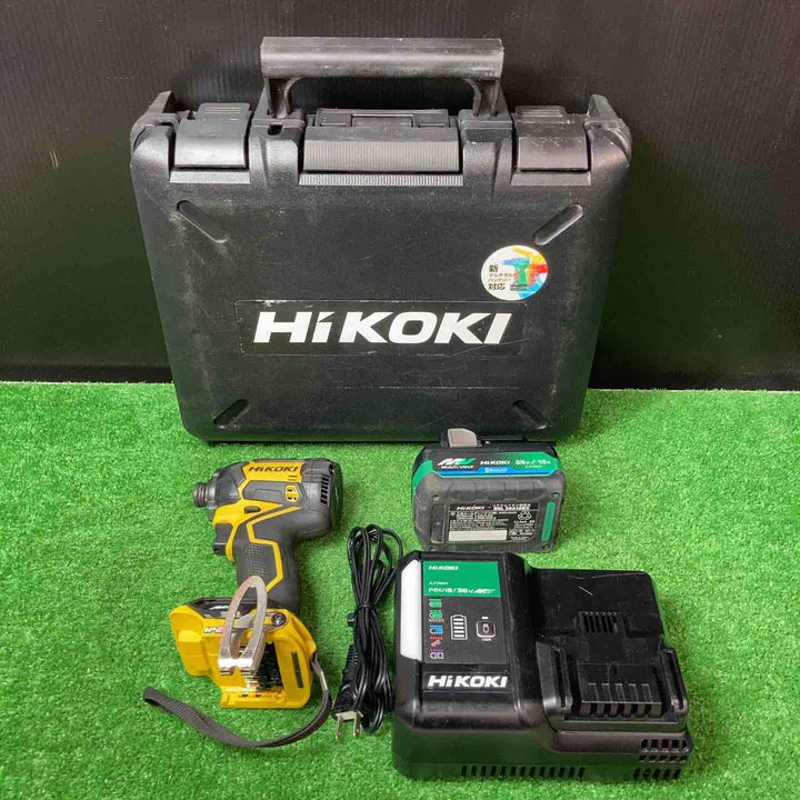 ★ハイコーキ(HIKOKI ※旧:日立工機) コードレスインパクトドライバー WH36DC(2XPSZ)(DY) ※バッテリー1個のみです【岩槻店】