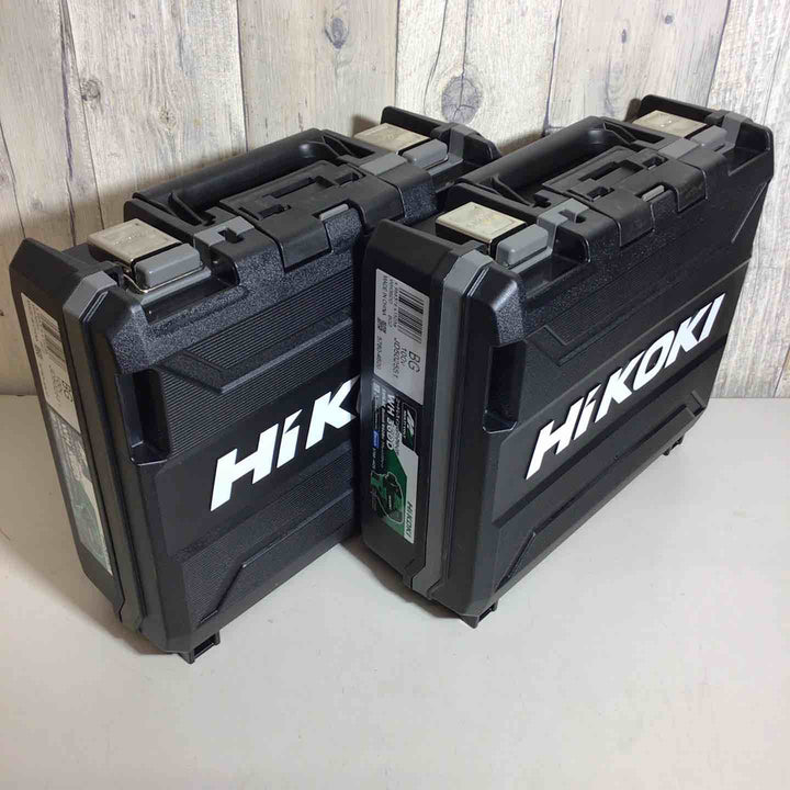【未使用品】 ハイコーキ HIKOKI 日立 コードレス インパクトドライバ アグレッシブグリーン WH36DD(2XHLSZ) 2台 フルセット インパクト グリーン 緑 純正 充電式 【戸田店】