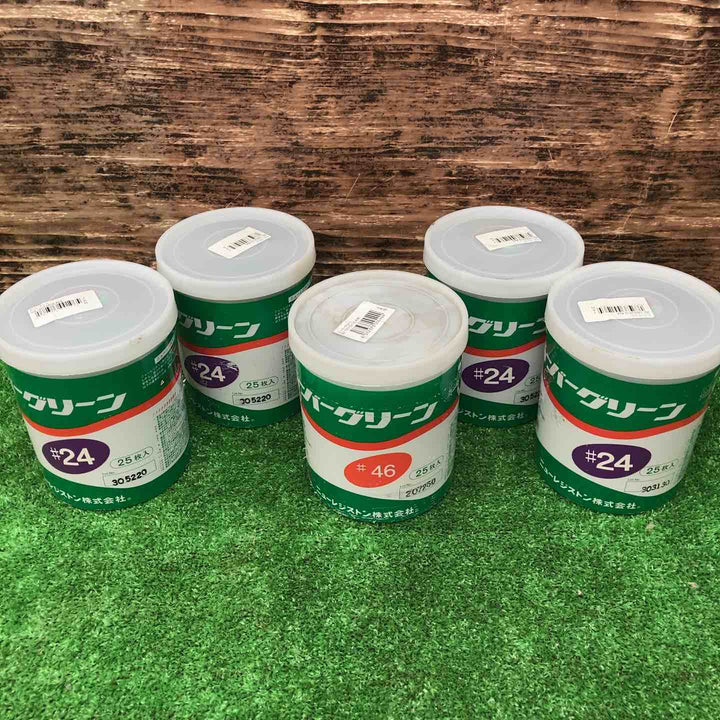 ◇NRS(ニューレジストン) スーパーグリーン 100×3×15#24 SG100324 (25枚入×4点)、SG100346 (25枚入）【川越店】