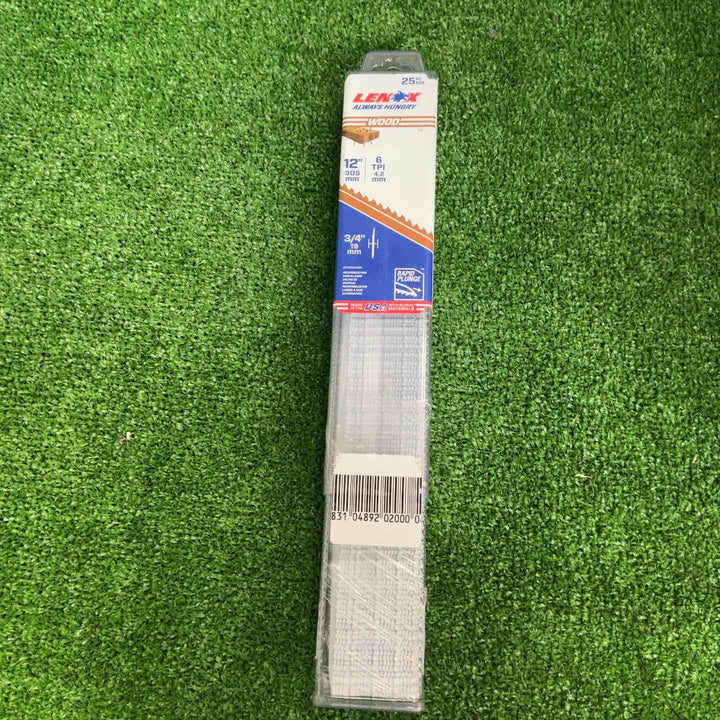 ◇LENOX バイメタルセーバーソーブレード B156R 300mmX6山 25マイ入 20495B156R【草加店】