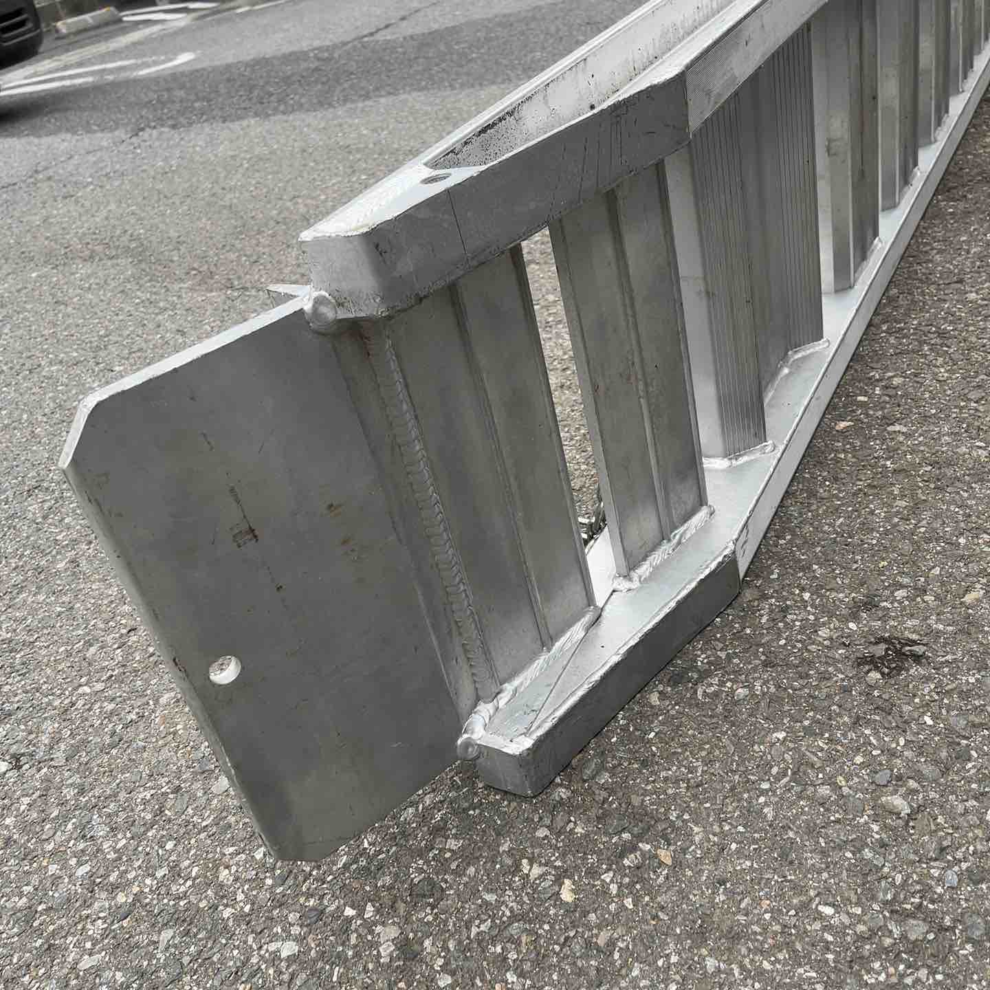 長谷川工業 不明 アルミブリッジ 3m 2本組【野田愛宕店】【店頭取引