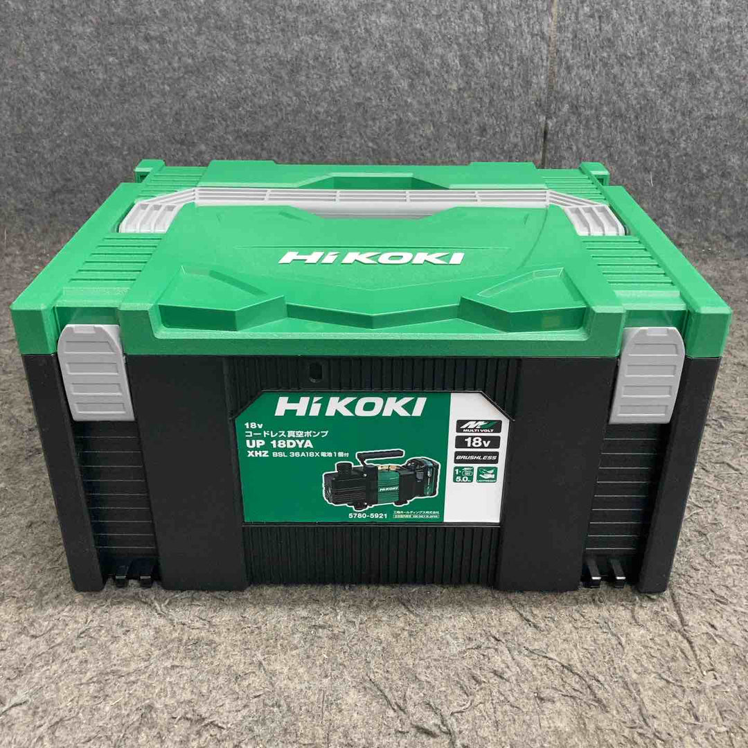 【未使用品】 ハイコーキ/HIKOKI コードレス真空ポンプ UP18DYA(XHZ) 【鴻巣店】