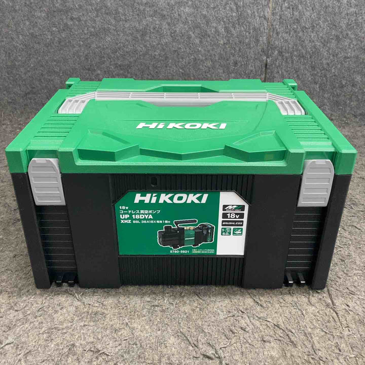 【未使用品】 ハイコーキ/HIKOKI コードレス真空ポンプ UP18DYA(XHZ) 【鴻巣店】
