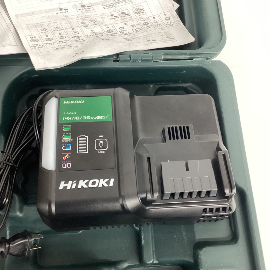 HiKOKI(ハイコーキ) 18V コードレスディスクグラインダー 耐久性向上 充電器・ケース付き G18DSL2(XP)【狭山】
