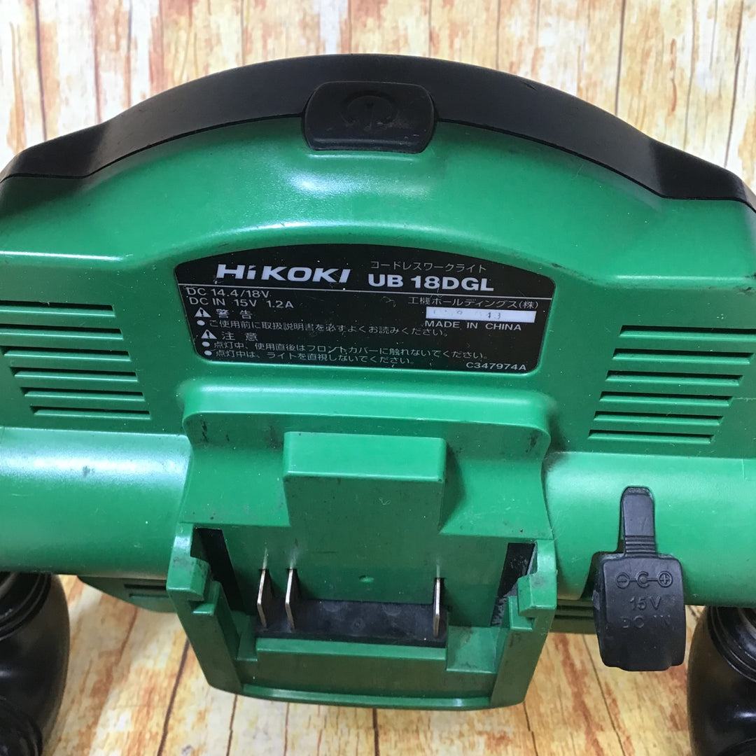 ○ハイコーキ(HIKOKI ※旧:日立工機) コードレスワークライト UB18DGL(NN)【川崎店】
