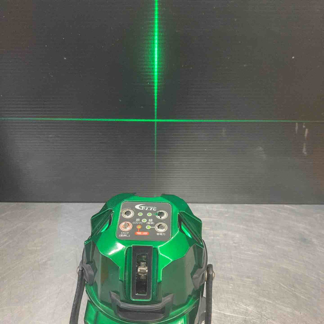 【中古品】 テクノ販売(LTC) グリーンレーザー墨出し器 GX910PD 受光器付属 水平/垂直 グリーンライン レベル 水平器 【東大和店】