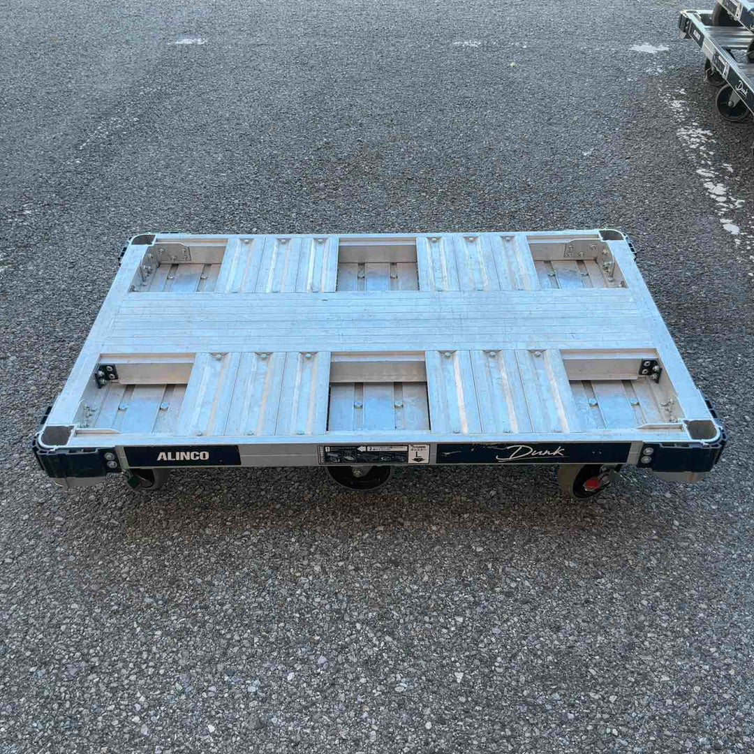 【店頭受取り限定】台車 6輪 1t 平台車 ダンク MTR1000 750x1200mm アルミ製 方向規制機能付 最大積載質量1000kg【草加店】