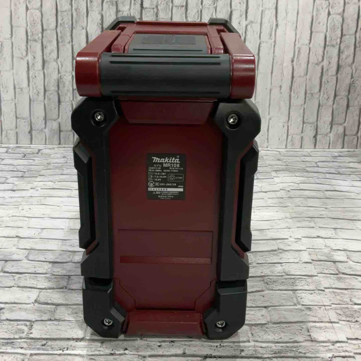 ◇マキタ(makita) コードレスラジオ MR108AR(限定色：オーセンティックレッド) 本体のみ【越谷店】