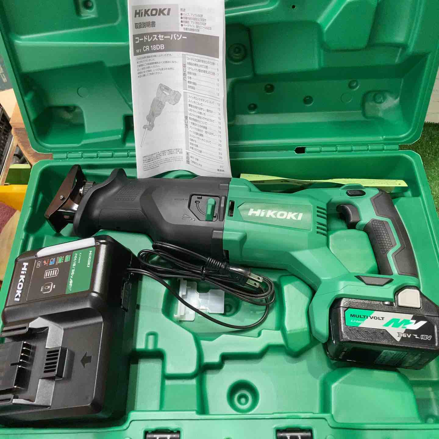 ☆ハイコーキ(HIKOKI ※旧:日立工機) コードレスレシプロソー CR18DB(XP ☆ハイコーキ(HIKOKI ※旧:日立工機) コードレスレシプロソー CR18DB(XP