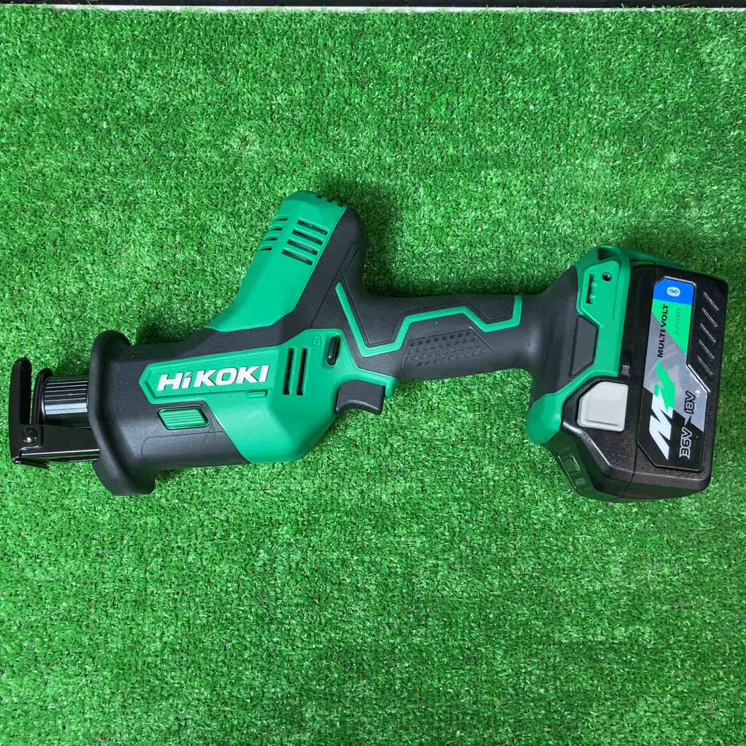 【美品】☆ハイコーキ(HIKOKI ※旧:日立工機) コードレスセーバーソー CR18DA(NN) マルチボルトバッテリー付【岩槻店】