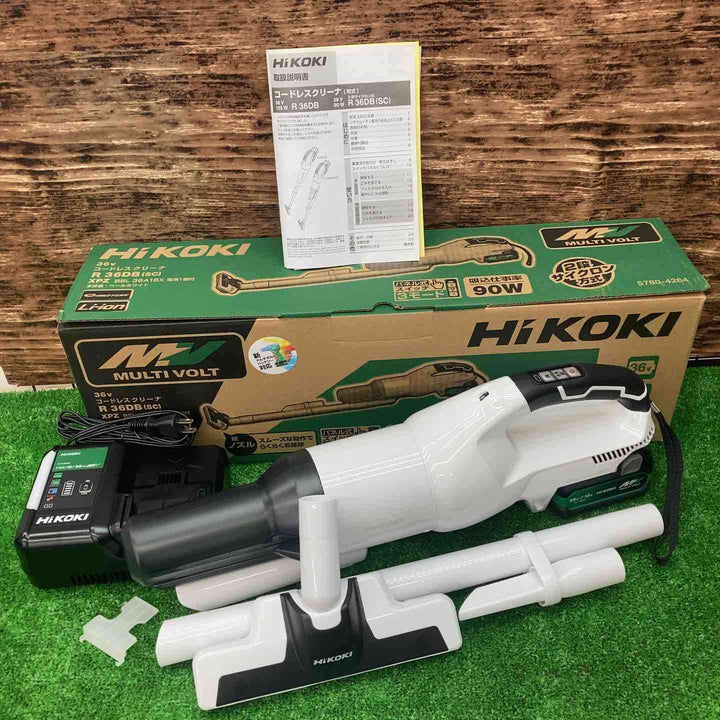 ★ハイコーキ(HIKOKI ※旧:日立工機) コードレスクリーナー R36DB(SC)(XPZ)【川越店】