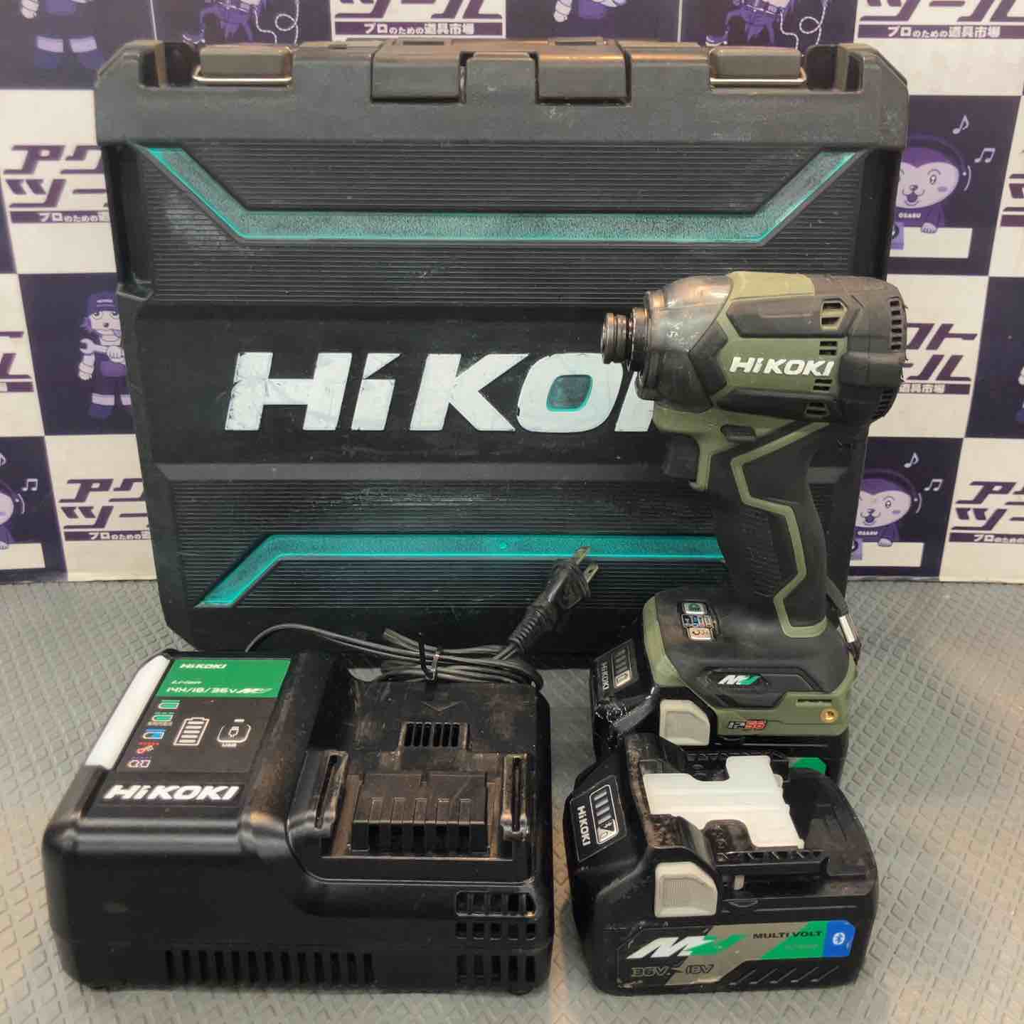 中古品】ハイコーキ(HIKOKI ※旧:日立工機) コードレスインパクト